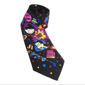 Vintage Tie Rocky & Bullwinkle Boris & Natasha Spy
